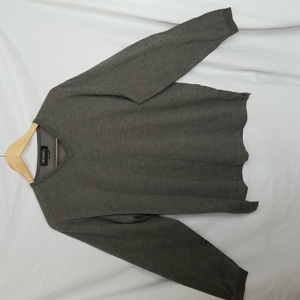 Gray men's pullover L